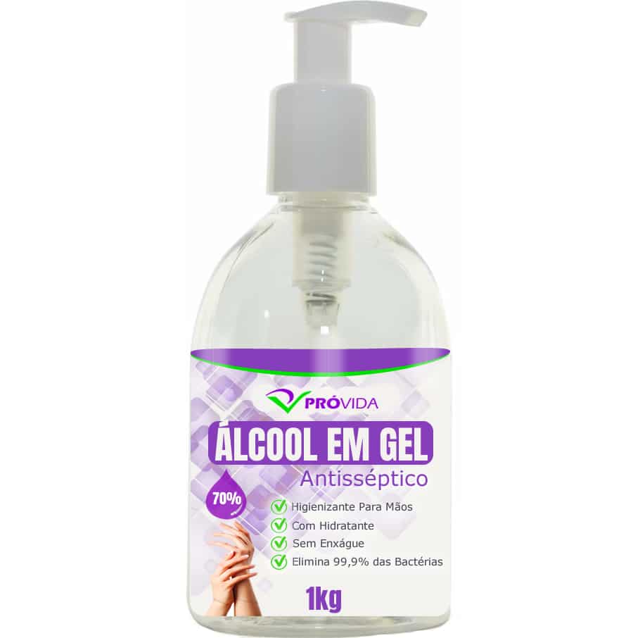 Álcool Gel  Antisséptico 1kg - Pró Vida Farma