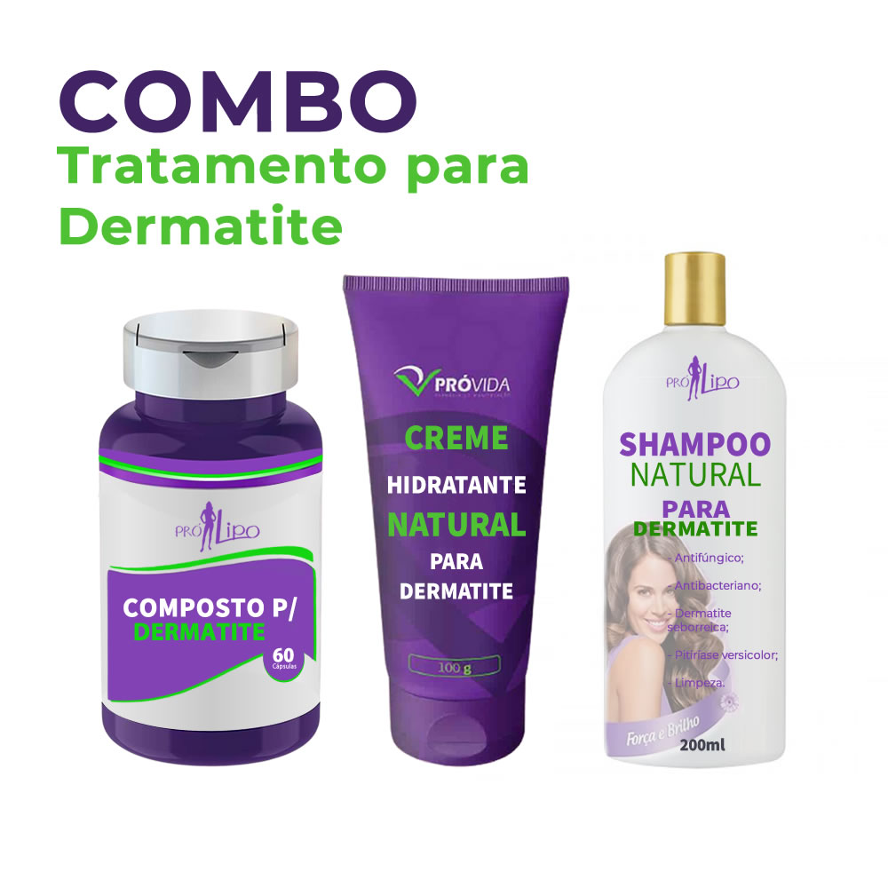 COMBO TRATAMENTO DERMATITE - Pró Vida Farma