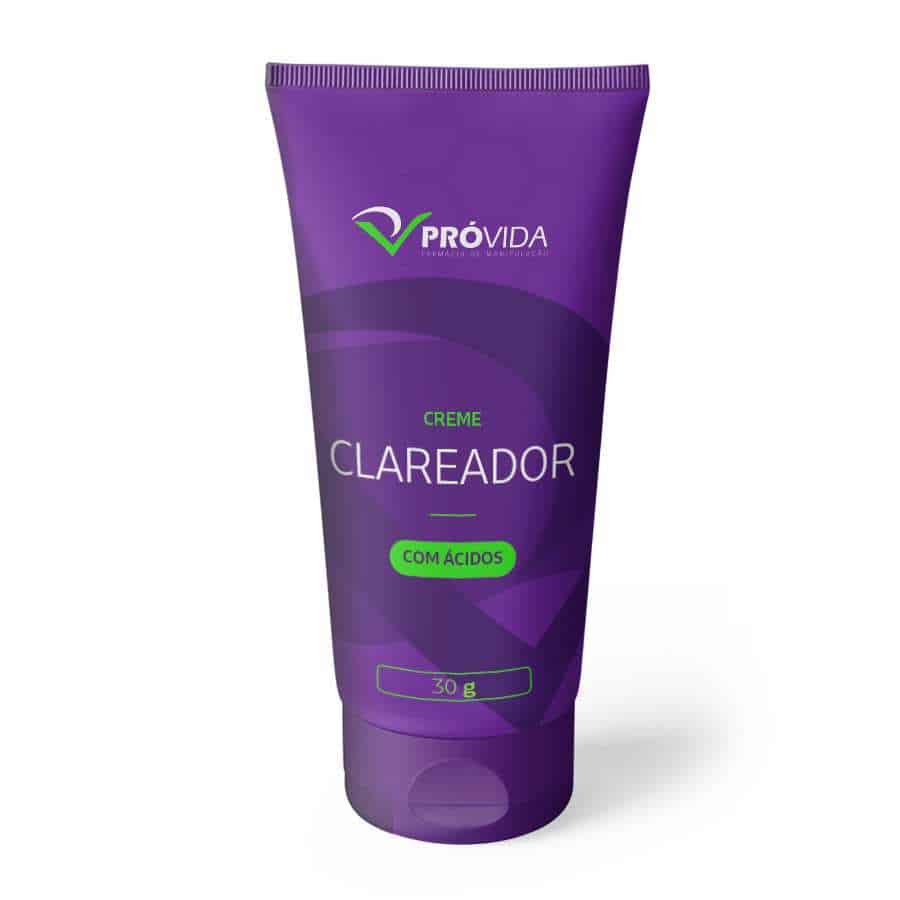 Creme Clareador - Com Ácidos - Pró Vida Farma
