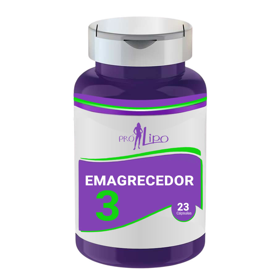 Emagrecedor 3 (Fórmula Antiga) - 23 Cápsulas - Pró Vida Farma