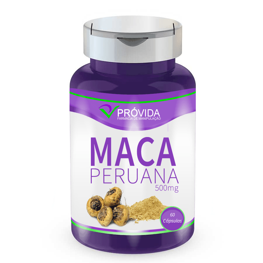 Maca peruana 500 mg, 60 cápsulas - Pró Vida Farma