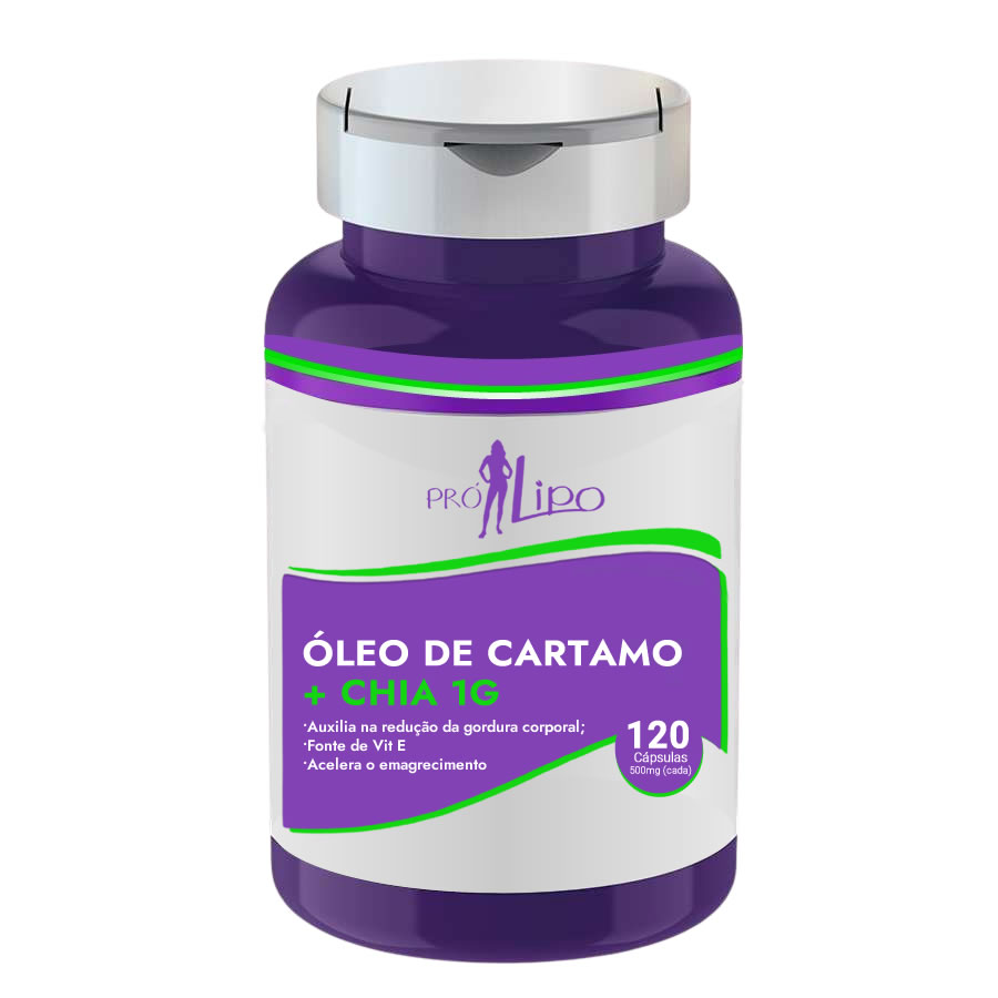 OLEO DE CARTAMO + CHIA 1G - Pró Vida Farma