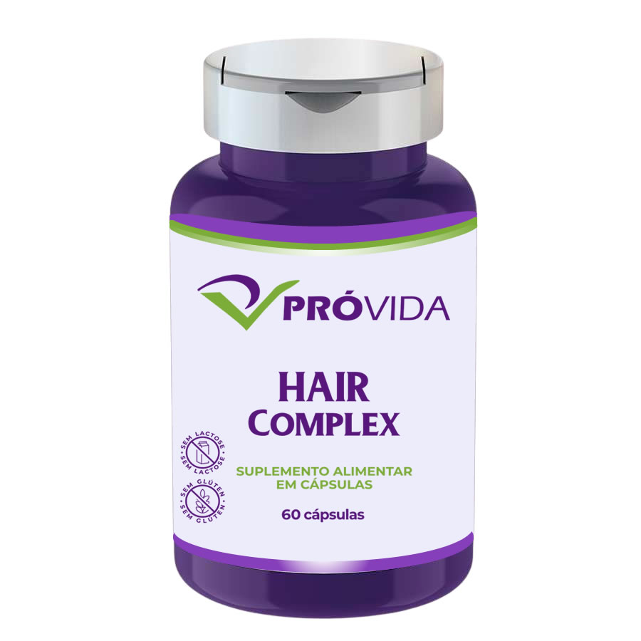 HAIR COMPLEX - 60 CÁPSULAS - Pró Vida Farma