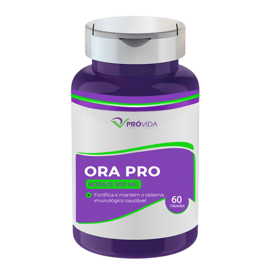 ORA PRO NOBILIS 500 MG - 60 CÁPSULAS - Pró Vida Farma