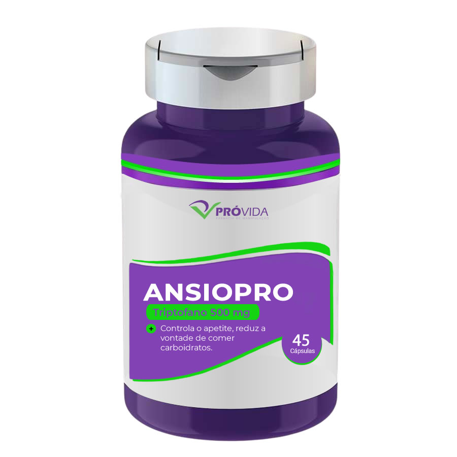 ANSIOPRO 500 MG ( triptofano 500 mg) - Pró Vida Farma