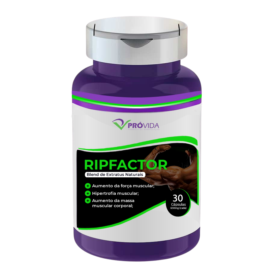 RIPFACTOR 650MG - 30 CÁPSULAS - Pró Vida Farma