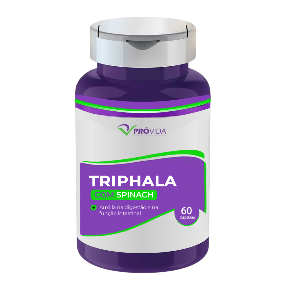 TRIPHALA + SPINACH - 60 CÁPSULAS - Pró Vida Farma