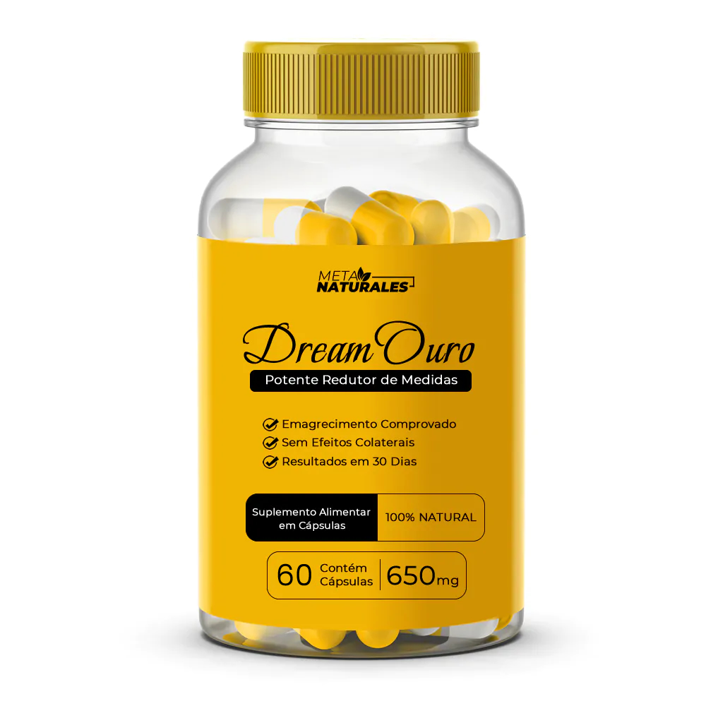Dream Ouro - Potente Redutor de Peso - 60 Cápsulas - Pró Vida Farma