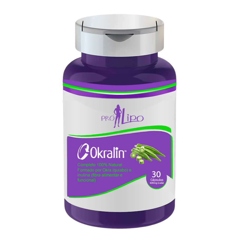 Okralin 600 mg 30 capsulas (bloqueador de Gorduras) - 60 Cápsulas - Pró Vida Farma