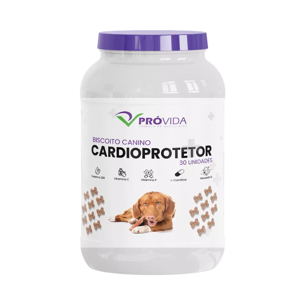 BISCOITO CARDIOPROTETOR CANINO - 30 UNIDADES - Pró Vida Farma