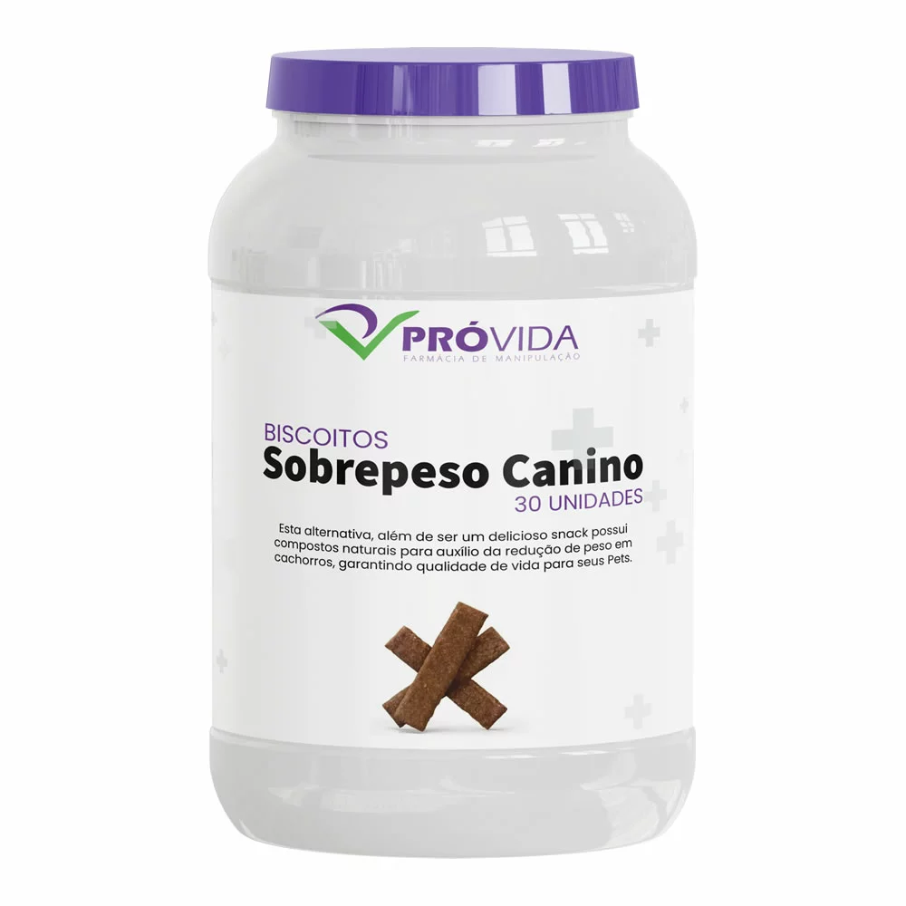 Biscoito Para Sobrepeso Canino - 30 unidades - Pró Vida Farma