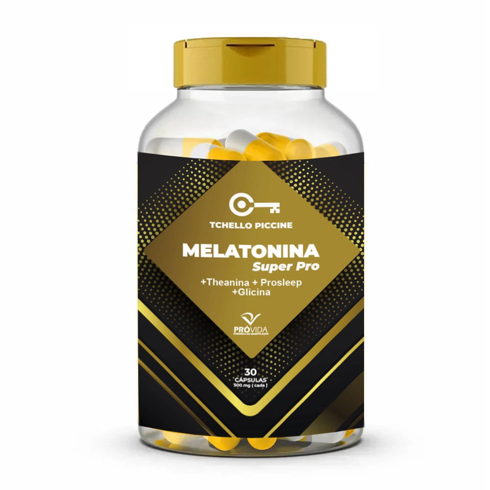 Melatonina SuperPro by Tchello Piccine - 30 Cápsulas - Pró Vida Farma