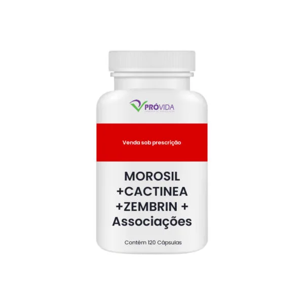 MOROSIL +CACTINEA  +ZEMBRIN + Associações - 120 Cápsulas - Pró Vida Farma