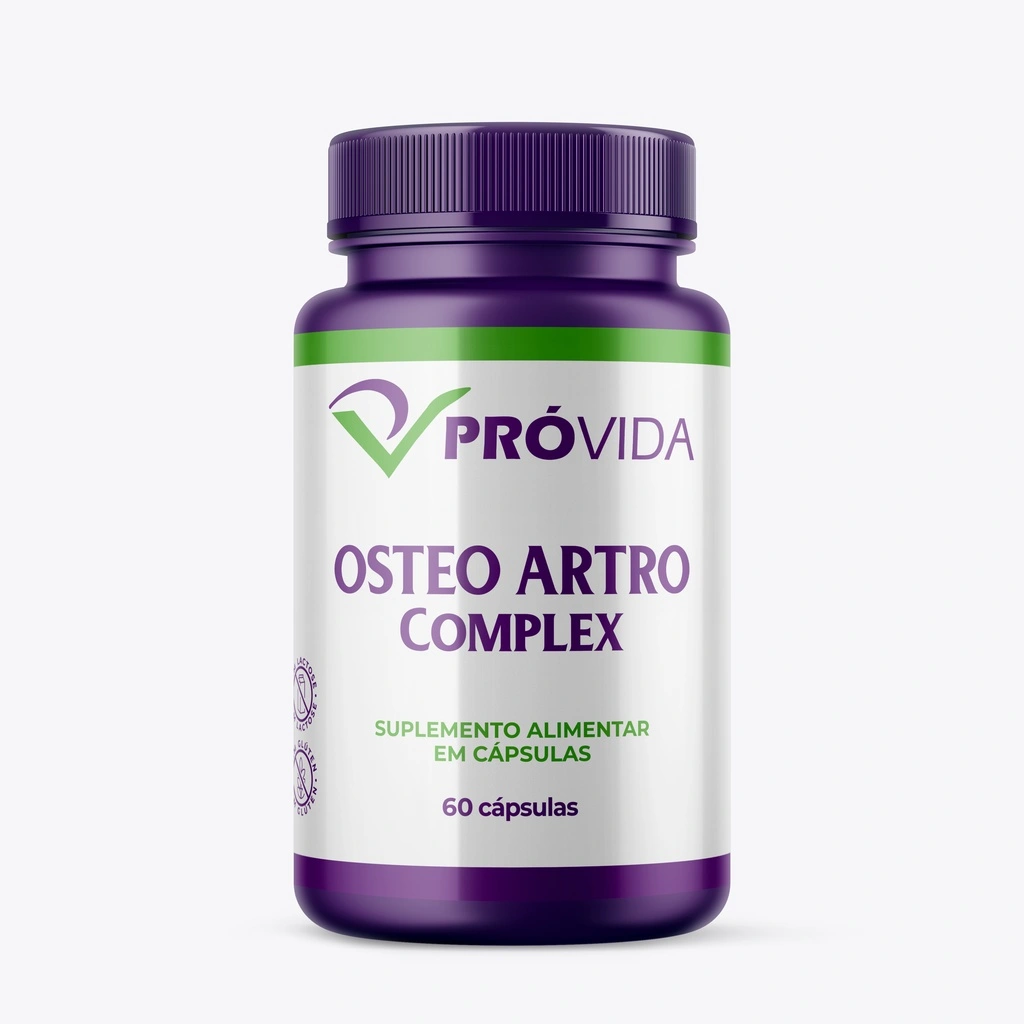 OSTEO ARTRO COMPLEX - 60 CÁPSULAS - Pró Vida Farma