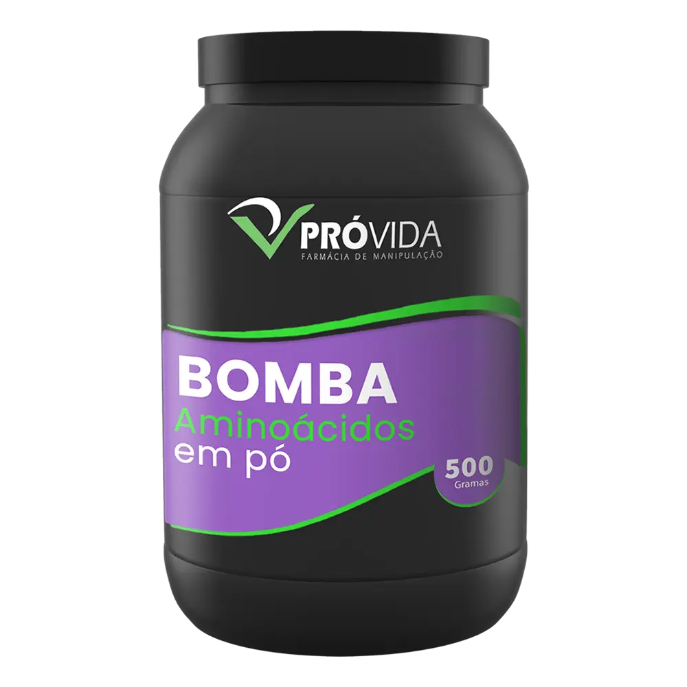 BOMBA DE AMINOACIDOS EM PÓ 500G - Pró Vida Farma